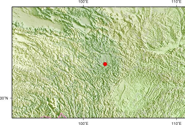 7月22日8时44分四川阿坝州阿坝县发生3.7级地震