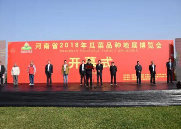 河南省首届瓜菜品种地展博览会在长葛种业小