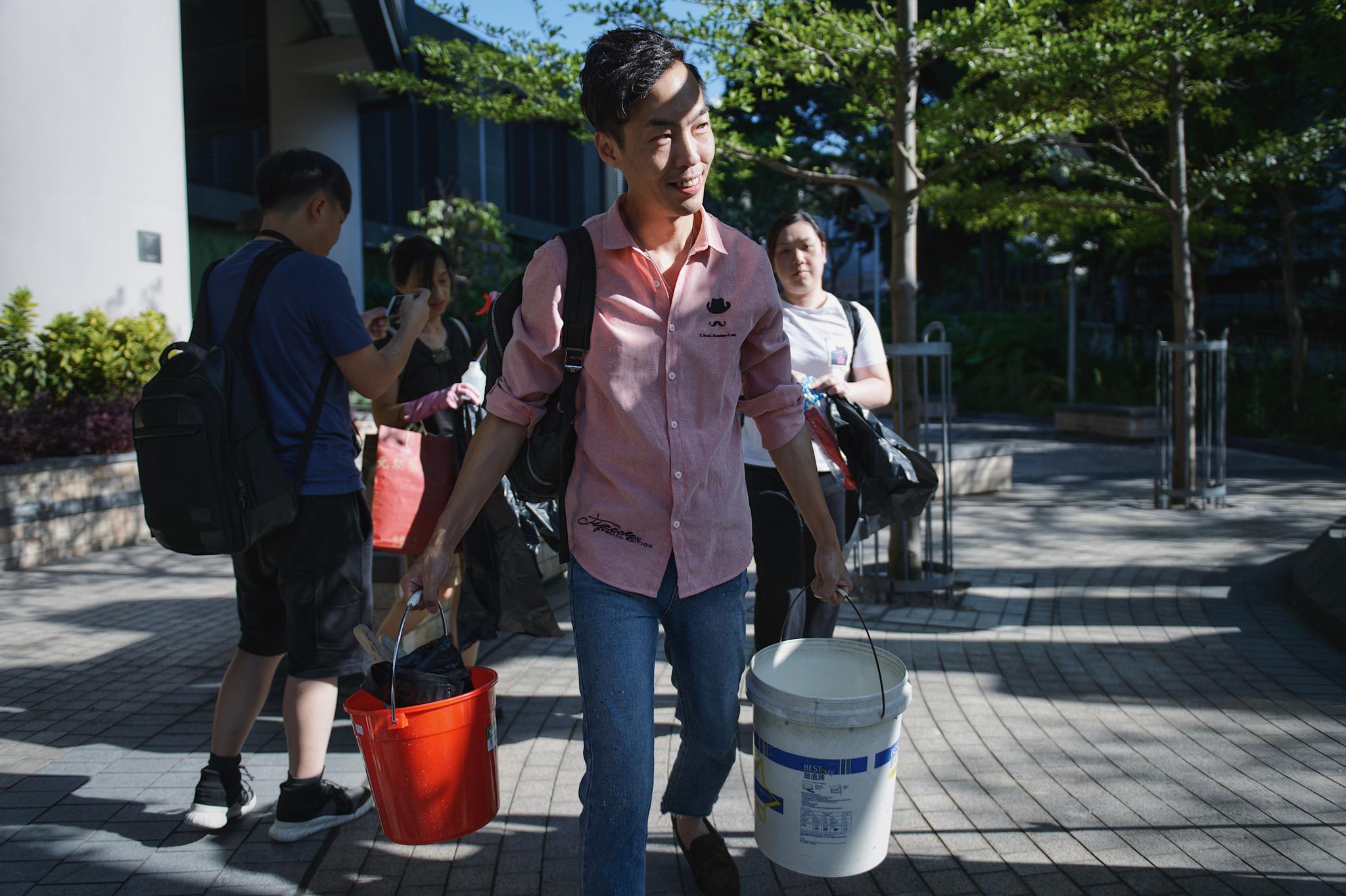 对话清洁快闪行动发起人:我爱香港,站出来是