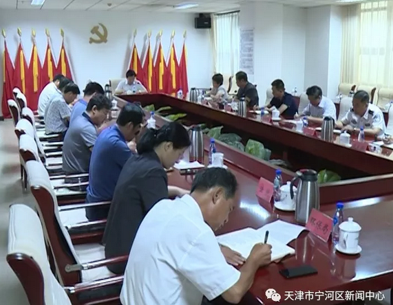 宁河区委主要领导与行政执法单位进行廉政谈话