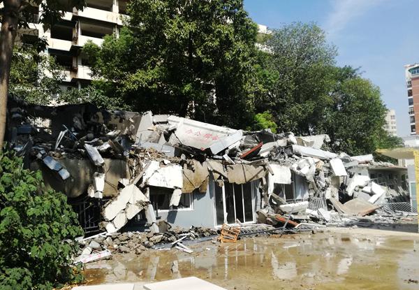 违建又出新套路 模块化违建被拆除