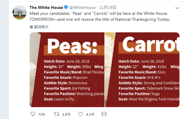 白宮推特截圖