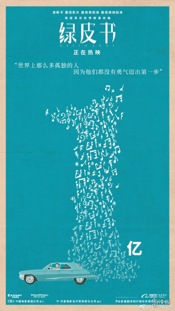 奥斯卡最佳影片《绿皮书》内地票房破亿 上座率居首