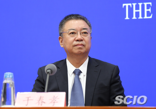 国家铁路局副局长于春孝(张馨 摄)