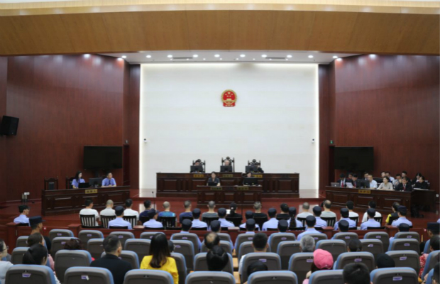 庭审现场  连云港市中级人民法院供图