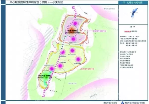 一轴二核二片区!贵阳云岩区小关组团规划出炉