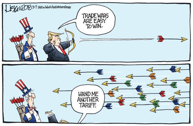 骇人!特朗普打响中美贸易战,全球股市血流成河