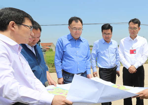 土局局长赵昌到泗洪县开展六个高质量发展大