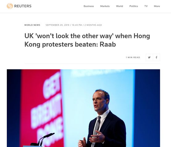 拿郑文杰攻击中国的英国外交大臣 被“抛弃”