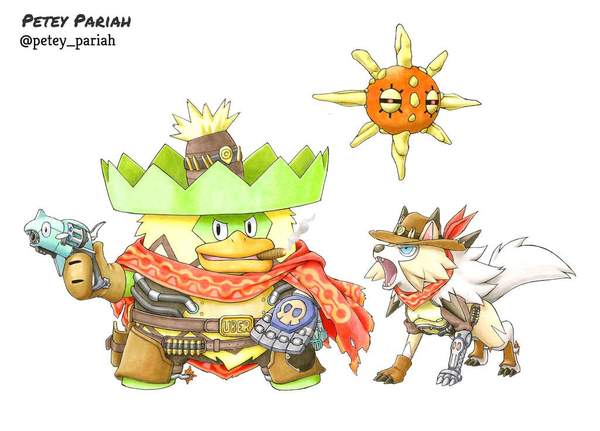 《守望先锋》英雄与宝可梦结合 怪力末日铁拳伤害翻倍