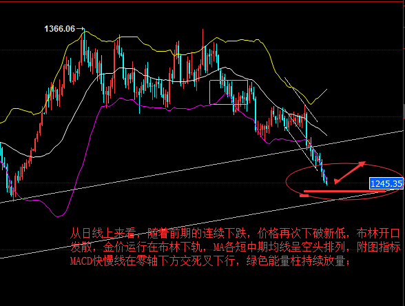 向初梵:晚间黄金操作建议 1248多单目标看125