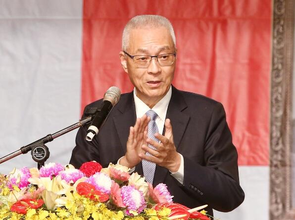 国民党中央助选团由吴敦义任总团长。（图片来源：台湾《联合报》）
