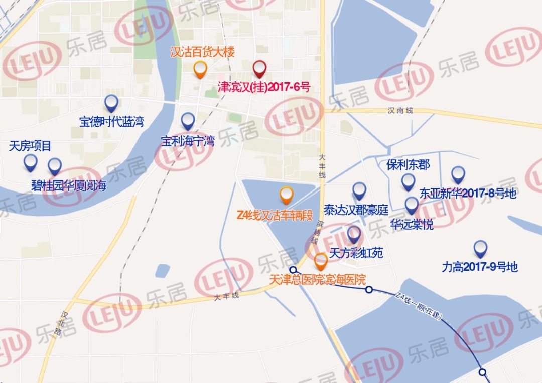 津房置业2.94亿汉沽核心区拿地 5148元创汉沽地价纪录