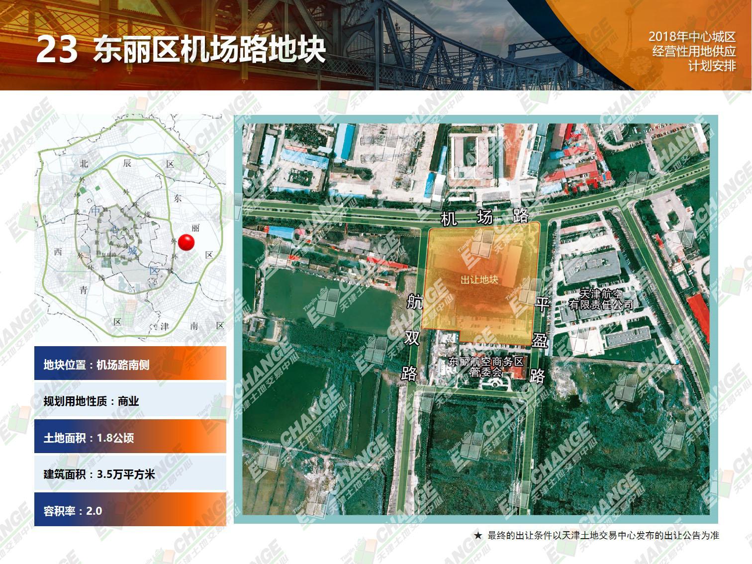 天津公布2018市区卖地计划 21宗新地块即将亮