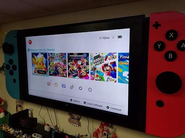 玩家打造超酷Switch主题电视墙 这才是真正的任饭!