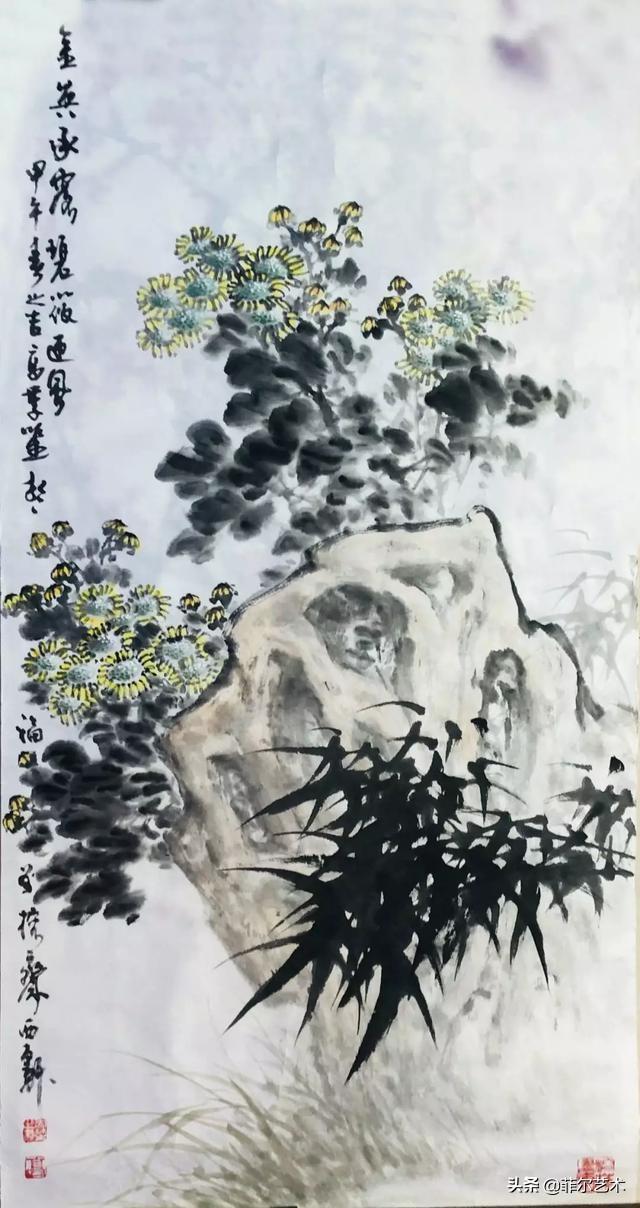 著名中国画家高季笙先生花鸟画作品欣赏