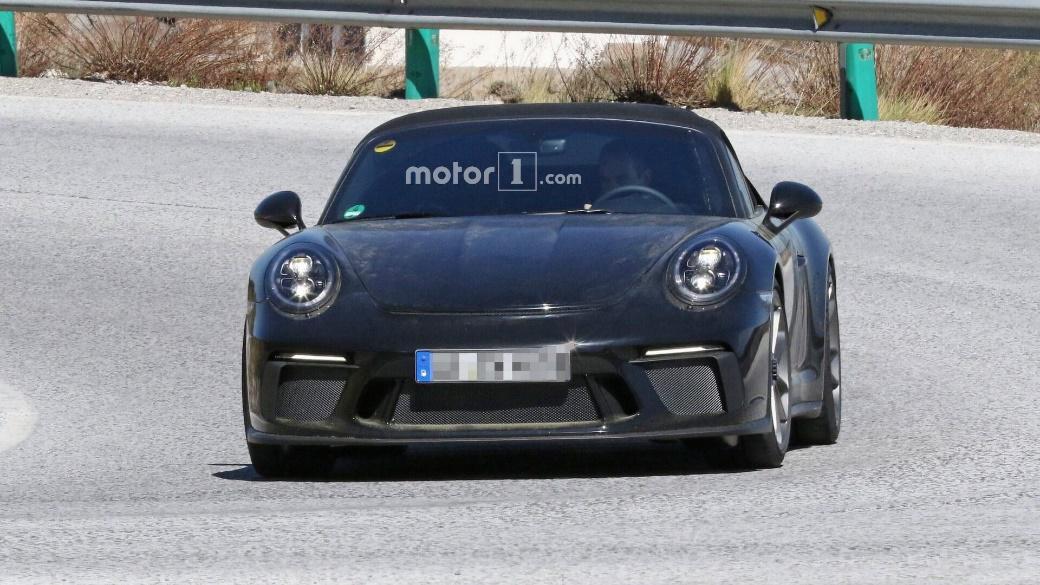 保时捷911 Speedster谍照曝光 预计7月亮相
