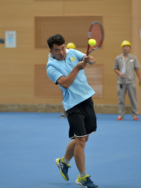 宁夏第十五届全运会网球场地测试赛暨2018吴
