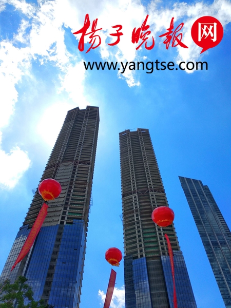 无锡市中心第一高烂尾“双子楼”被重新盘活将打造城市综合体