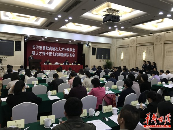 长沙公布首批高层次人才分类认定名单 人才绿