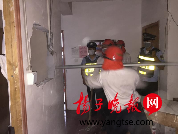 苏州横山社区拆除6户群租房 持续开展331专