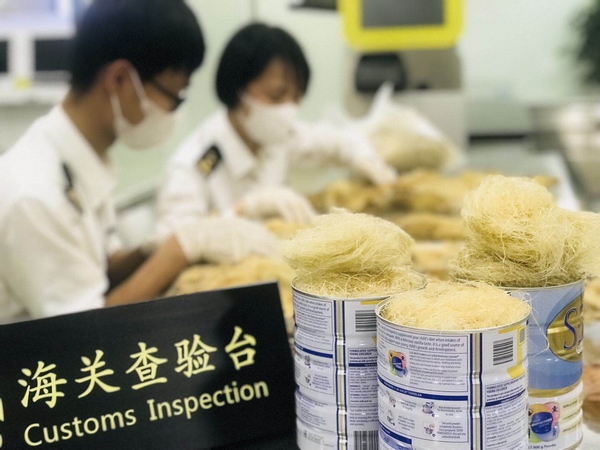 奶粉罐内藏粉丝 一查竟是鱼翅制品(图)