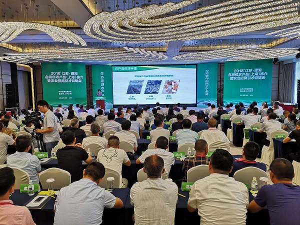 建湖名特优农产品上海推介 当地领导当起推销