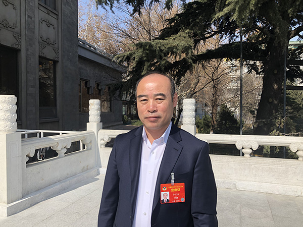 全国政协委员、吉林省延边朝鲜族自治州政协副主席李东浩 澎湃新闻记者 汤琪 图