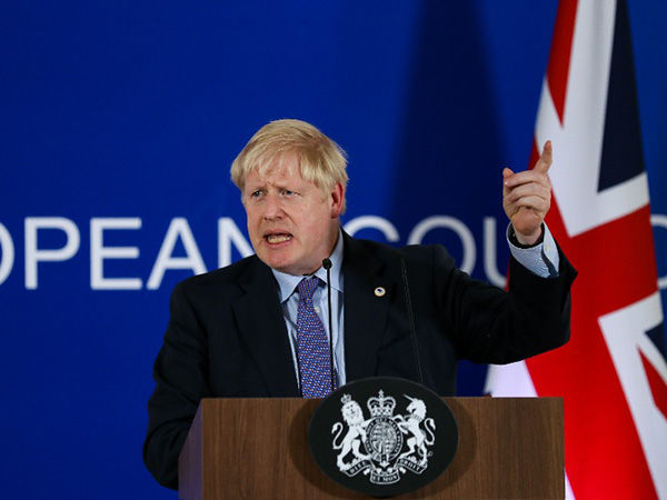 英国首相约翰逊 新华社 图