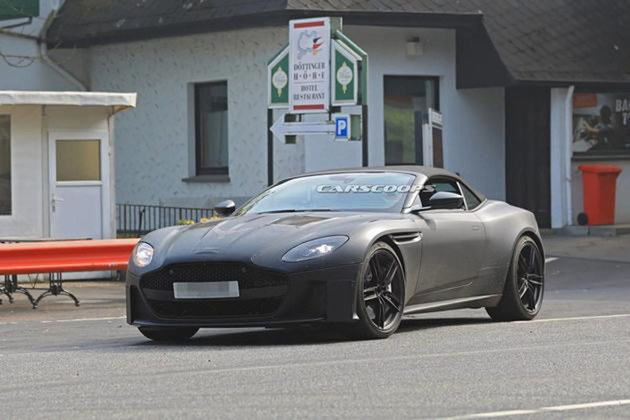 阿斯顿·马丁DBS Superleggera测试谍照