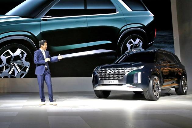 现代全尺寸SUV概念车亮相 代号HDC-2/Hyundai Look设计理念