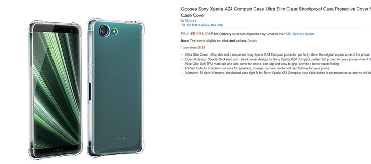 索尼Xperia XZ4 C小屏旗舰还有转机:保护壳现已上架亚马逊