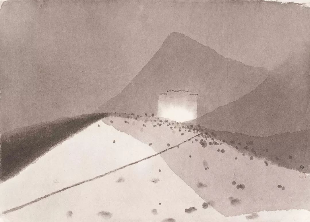 艺术动态丨他的水墨：沈勤作品展开幕