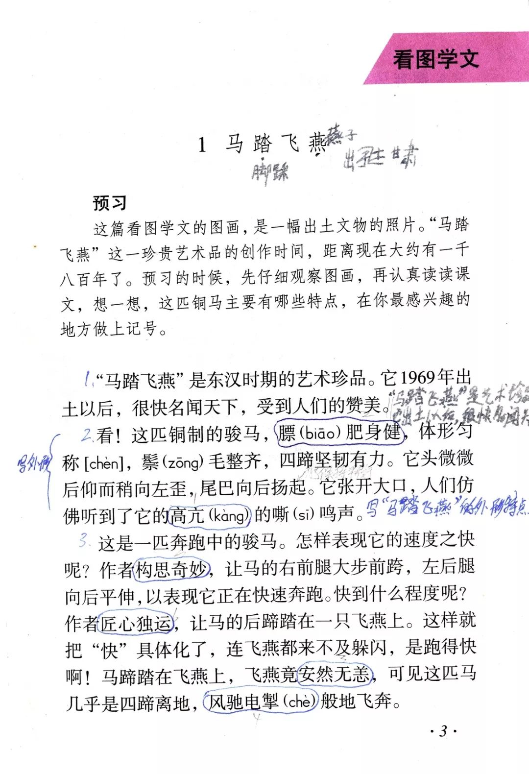 马踏飞燕丨那些年我们一起读过的课文