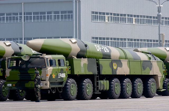 RS-26可能与中国东风-26规格相似
