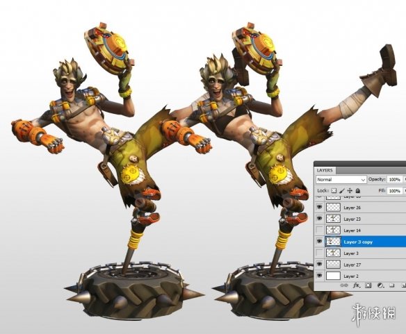 女半藏也太“攻”了吧!网友自制《守望先锋》英雄性转图