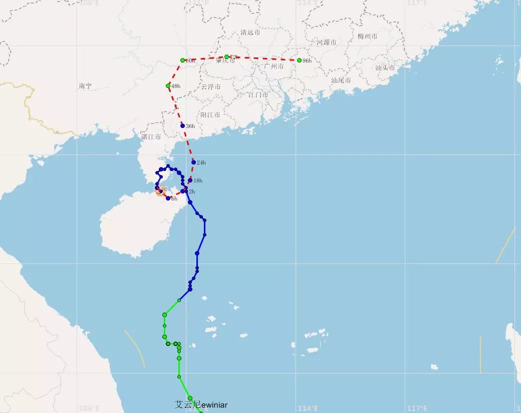 天气 | 今年最皮的台风艾云尼下午到夜间将在