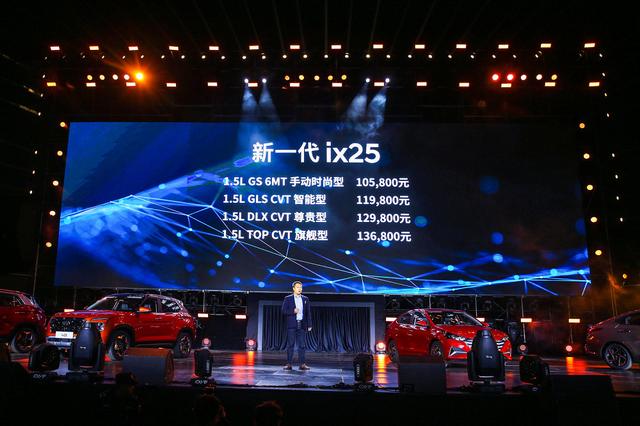 售价10.58万起，北京现代新一代ix25正式上市