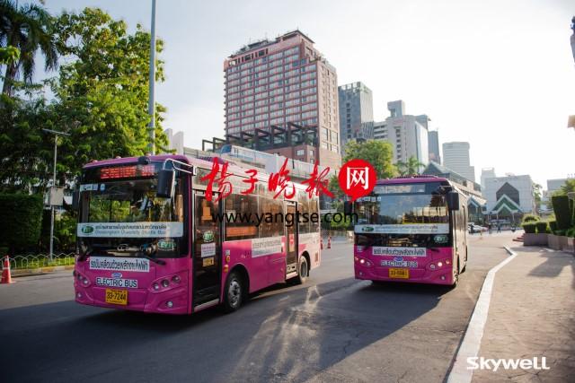 泰国首批进口纯电动客车“南京造”