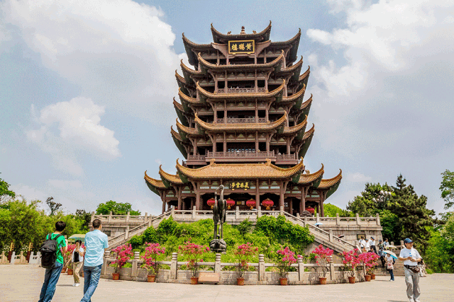 建筑 楼 楼阁 旅游 塔 640_427 gif 动态图 动图