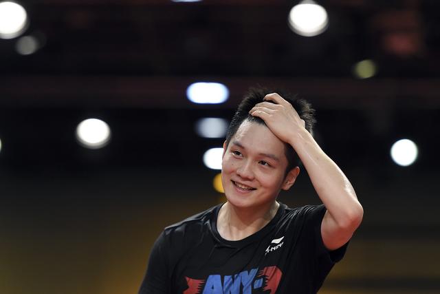 乒乓球--世锦赛:中国队进行赛前训练