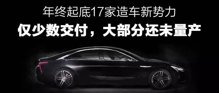 年终起底17家造车新势力：仅少数交付，大部分还未量产