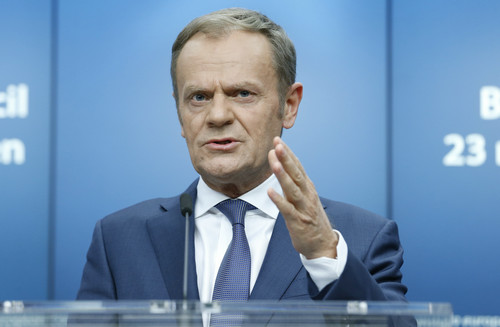 欧洲理事会主席唐纳德·图斯克。