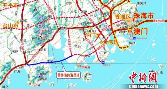 广东再增一项重大跨海工程 黄茅海跨海