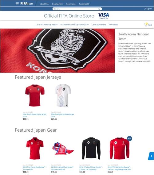 又出错?韩国国家队在FIFA官网队服被误标为日