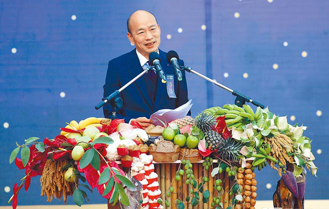 韩国瑜北上向台当局要钱:该给的一块都不能少