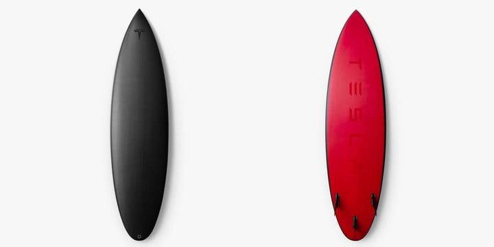 特斯拉推冲浪板产品：售价1500美元 全球限量200个
