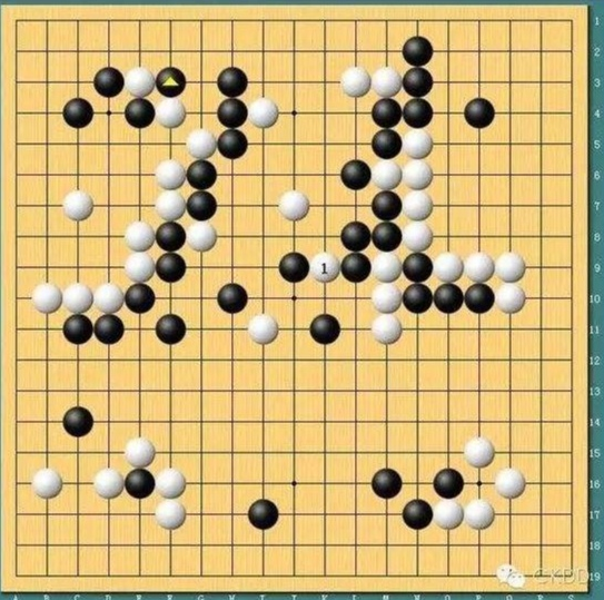 李世石对阵AlphaGo棋图