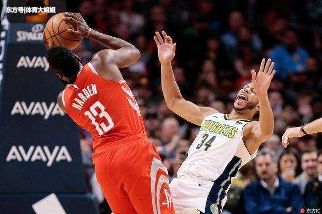 nba联赛火箭对掘金.,nba.2020.1.23.火箭对掘金