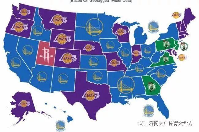 美国nba分布地图,美国nba分布地图高清
